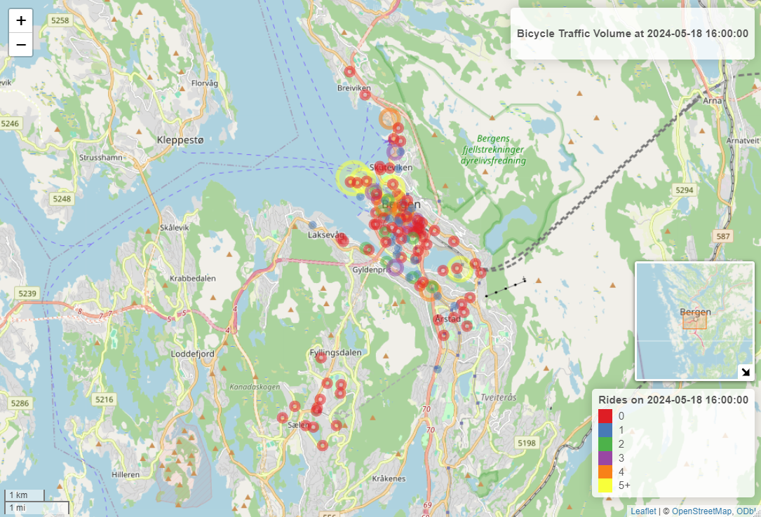 Bergen Bysykkel 2024: Cleaning, Predicting, and Mapping